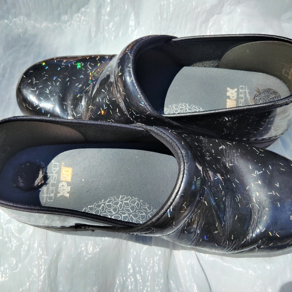 Dansko Glitter Sparkle Black Clogs - Picture 6 of 6